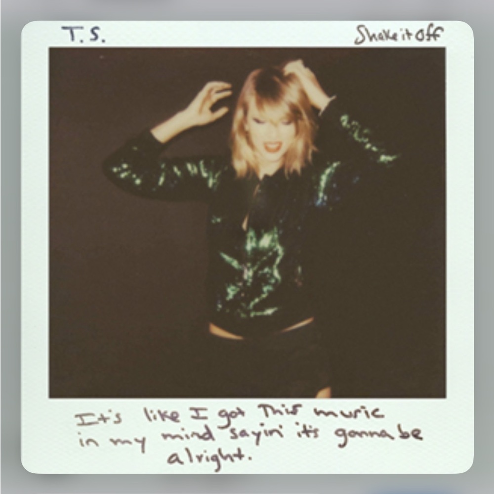 New Taylor Swift Shake It Off Single CD Paper/vinyl Cover